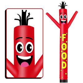 6 10 15 20FT Tall Food Waving Inflatable Tube Man(Blower Not Included)