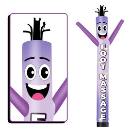 6 10 15 20FT Tall Foot Massage Waving Inflatable Tube Man(Blower Not Included)