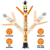6 10 15 20FT Tall Grooming Waving Inflatable Tube Man(Blower Not Included)