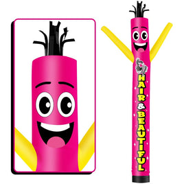 6 10 15 20FT Tall Hair & Beautiful Waving Inflatable Tube Man(Blower Not Included)