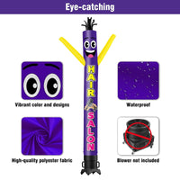 6 10 15 20FT Tall Hair Salon Waving Inflatable Tube Man(Blower Not Included)