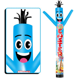 6 10 15 20FT Tall Happy Easter Waving Inflatable Tube Man(Blower Not Included)