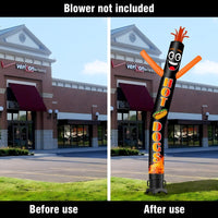 6 10 15 20FT Tall Hot Dogs Waving Inflatable Tube Man(Blower Not Included)