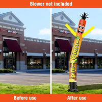 6 10 15 20FT Tall Iced Tea Waving Inflatable Tube Man(Blower Not Included)
