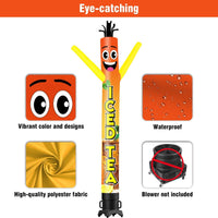 6 10 15 20FT Tall Iced Tea Waving Inflatable Tube Man(Blower Not Included)