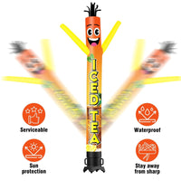 6 10 15 20FT Tall Iced Tea Waving Inflatable Tube Man(Blower Not Included)
