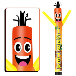 6 10 15 20FT Tall Iced Tea Waving Inflatable Tube Man(Blower Not Included)