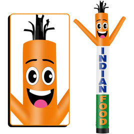 6 10 15 20FT Tall Indian Food Waving Inflatable Tube Man(Blower Not Included)