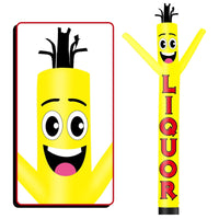 6 10 15 20FT Tall Liquor Waving Inflatable Tube Man(Blower Not Included)