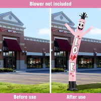 6 10 15 20FT Tall Love Waving Inflatable Tube Man(Blower Not Included)