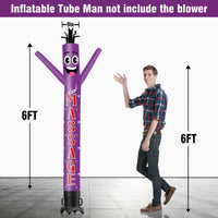 6 10 15 20FT Tall Massage Waving Inflatable Tube Man(Blower Not Included)