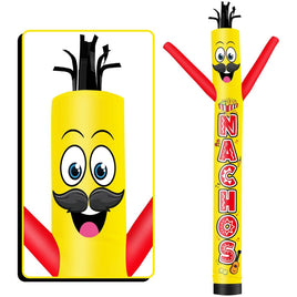 6 10 15 20FT Tall Nachos Waving Inflatable Tube Man(Blower Not Included)