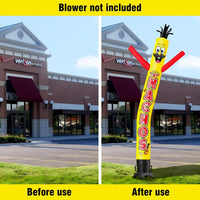 6 10 15 20FT Tall Nachos Waving Inflatable Tube Man(Blower Not Included)
