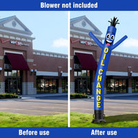 6 10 15 20FT Tall Oil Change Waving Inflatable Tube Man(Blower Not Included)