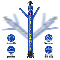 6 10 15 20FT Tall Oil Change Waving Inflatable Tube Man(Blower Not Included)