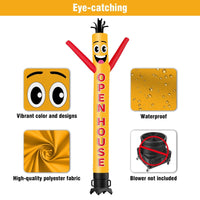 6 10 15 20FT Tall Open House Waving Inflatable Tube Man(Blower Not Included)