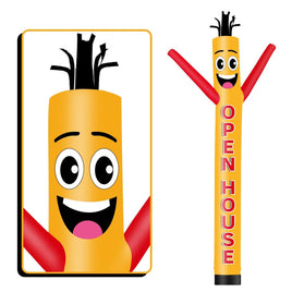 6 10 15 20FT Tall Open House Waving Inflatable Tube Man(Blower Not Included)