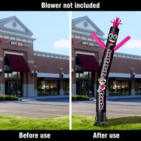 6 10 15 20FT Tall Permanent Makeup Waving Inflatable Tube Man(Blower Not Included)