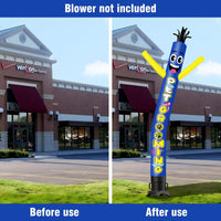 6 10 15 20FT Tall Pet Grooming 01 Waving Inflatable Tube Man(Blower Not Included)