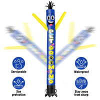 6 10 15 20FT Tall Pet Grooming 01 Waving Inflatable Tube Man(Blower Not Included)