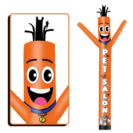 6 10 15 20FT Tall Pet Salon Waving Inflatable Tube Man(Blower Not Included)