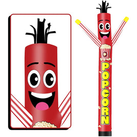 6 10 15 20FT Tall Popcorn Waving Inflatable Tube Man(Blower Not Included)