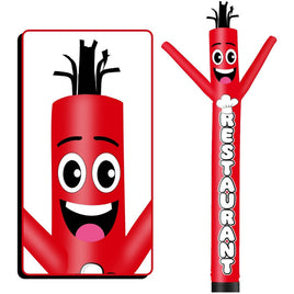 6 10 15 20FT Tall Restaurant Waving Inflatable Tube Man(Blower Not Included)
