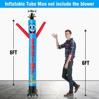 6 10 15 20FT Tall Shrimp Waving Inflatable Tube Man(Blower Not Included)