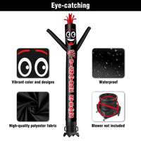 6 10 15 20FT Tall Signature Steaks Waving Inflatable Tube Man(Blower Not Included)