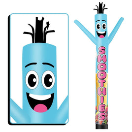 6 10 15 20FT Tall Smoothies Waving Inflatable Tube Man(Blower Not Included)