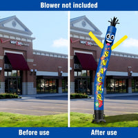 6 10 15 20FT Tall Snacks Waving Inflatable Tube Man(Blower Not Included)
