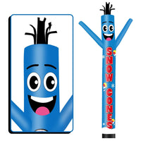 6 10 15 20FT Tall Snow Cones Waving Inflatable Tube Man(Blower Not Included)