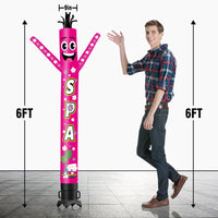 6 10 15 20FT Tall Spa Waving Inflatable Tube Man(Blower Not Included)