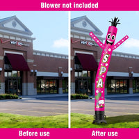 6 10 15 20FT Tall Spa Waving Inflatable Tube Man(Blower Not Included)