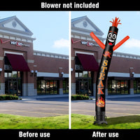 6 10 15 20FT Tall Steak Waving Inflatable Tube Man(Blower Not Included)