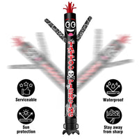 6 10 15 20FT Tall Tattoo Piercing Waving Inflatable Tube Man(Blower Not Included)
