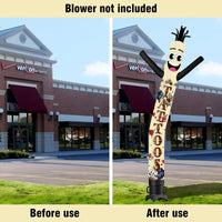 6 10 15 20FT Tall Tattoos Waving Inflatable Tube Man(Blower Not Included)