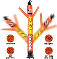 6 10 15 20FT Tall Thai Food Inflatable Tube Man(Blower Not Included)