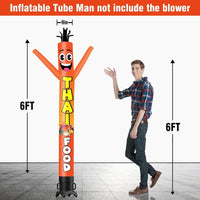 6 10 15 20FT Tall Thai Food Inflatable Tube Man(Blower Not Included)