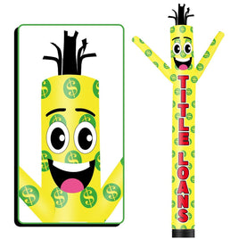 6 10 15 20FT Tall Title Loans Waving Inflatable Tube Man(Blower Not Included)