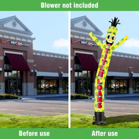 6 10 15 20FT Tall Title Loans Waving Inflatable Tube Man(Blower Not Included)