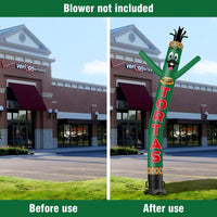 6 10 15 20FT Tall Tortas Waving Inflatable Tube Man(Blower Not Included)