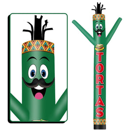 6 10 15 20FT Tall Tortas Waving Inflatable Tube Man(Blower Not Included)