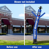 6 10 15 20FT Tall Window Tint Waving Inflatable Tube Man(Blower Not Included)