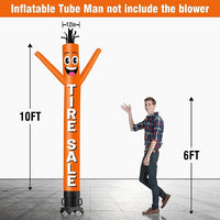 6 10 15 20FT Tall Tire Sale Waving Inflatable Tube Man(Blower Not Included)