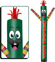 6 10 15 20FT Tall Mexican Food Waving Inflatable Tube Man(Blower Not Included)