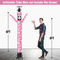 6 10 15 20FT Tall Valentine's Day Waving Inflatable Tube Man(Blower Not Included)