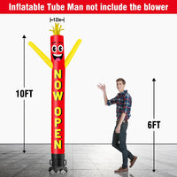 6 10 15 20FT Tall Now Open Waving Inflatable Tube Man(Blower Not Included)