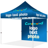 Custom Canopy Tent 10x10(10x10 canopy +back wall)