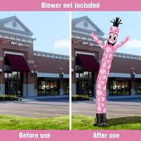 6 10 15 20FT Tall Valentine's Day Waving Inflatable Tube Man(Blower Not Included)